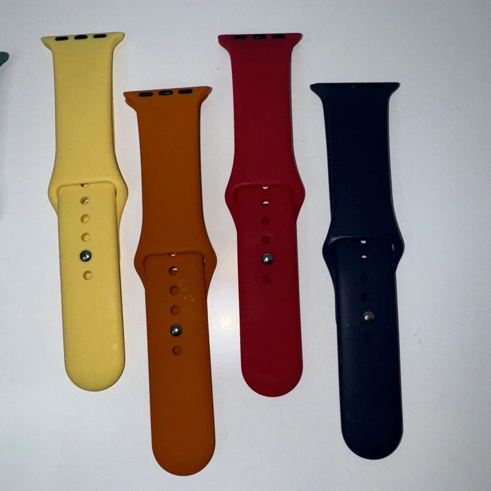 Unbranded Watch Band Unisex OS Multicolor 9-Pack Silicone‎ Sport Straps Bundle